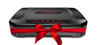 Vaultek VT20i with a big red bow for the holiday
