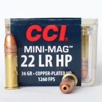 Free box of CCI Mini Mag 22LR ammo with purchase of any of the firearms listed on this page